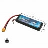 Аккумулятор B&C LiPo 3300 MAH 11.1V (3s) 90C, XT60, Soft case