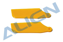 Align Лопасти хвостовые, пластик (желтые), T-Rex 450
