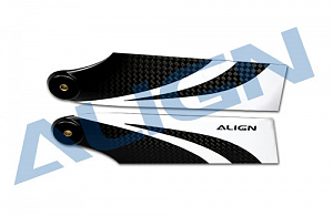 Align Лопасти хвостовые 85мм, карбон (черные), T-Rex 550