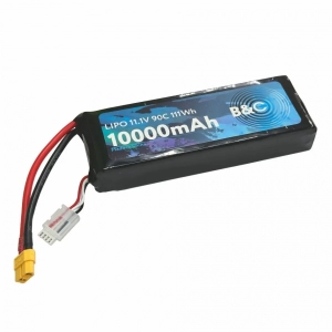 Аккумулятор Li-po B&C 10000 MAH 11.1V (3s) 90C, XT60, Soft case