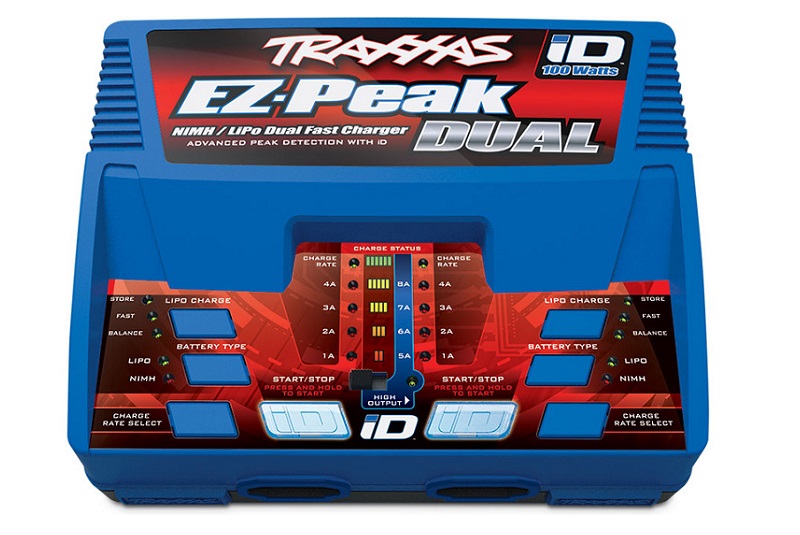EZ-Peak Plus 4-amp NiMH:LiPo Fast Charger with iD™ Auto Battery Identification (Dual Output)