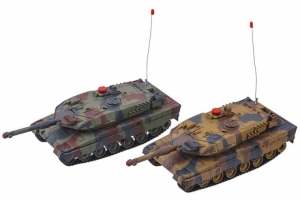 Радиоуправляемый танковый бой 2.4G Abrams vs Abrams масштаб 1:24
