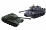 Радиоуправляемый танковый бой T34 Tiger масштаб 1:28 