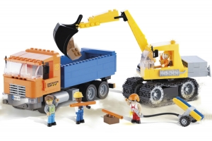 Dump Truck and Excavator