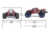 Радиоуправляемый монстр Remo Hobby Dinosaurs Master Brushless (синий) 4WD 2.4G 1/8 RTR