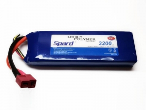 Аккумулятор Li-Po Spard 3200mAh, 11,1V, 25C, T‐plug