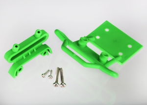 Bumper, front : bumper mount, front : 4x23mm RM (2): 3x10mm RST (2) (green)