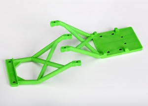 Skid plates, front & rear (green)