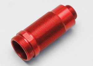 Body, GTR shock (aluminum, red-anodized) (1)