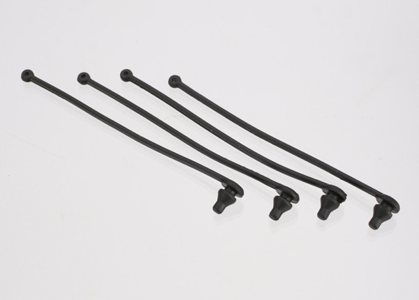 Body clip retainer, black (4)