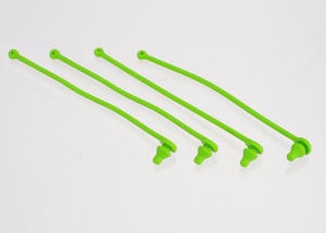 Body clip retainer, green (4)