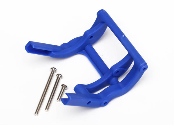 Wheelie bar mount (1): hardware (blue)