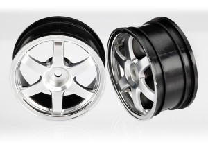 Wheels, Volk Racing TE37 (satin chrome:chrome) (2)
