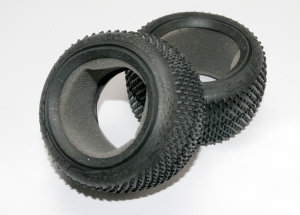 Tires, Response Pro 2.2' (soft-compound, narrow profile, short knobby design): foam inserts (2)