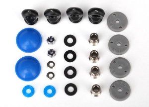 Rebuild kit, GTR long:xx-long shocks (x-rings, bladders, pistons, piston nuts, shock rod ends, hollo