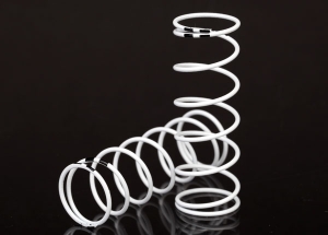 Spring, shock, white (GTR xx-long) (0.874 rate black) (1 pair)