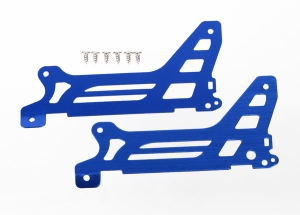 Main frame, side plate, outer (2) (blue-anodized) (aluminum): screws (6)
