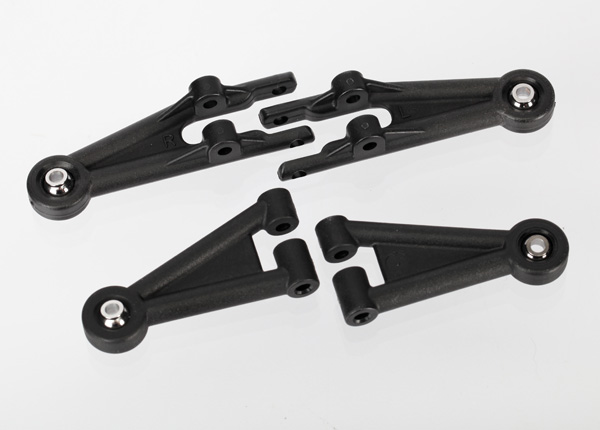 Suspension arms, front (2 lower, 2 upper, assembled with ball joints)