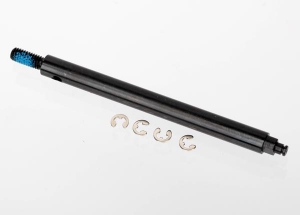 Axle shaft, rear, steel: e-clips (4)
