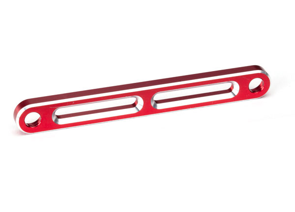 Tie bar, front, aluminum (red-anodized)