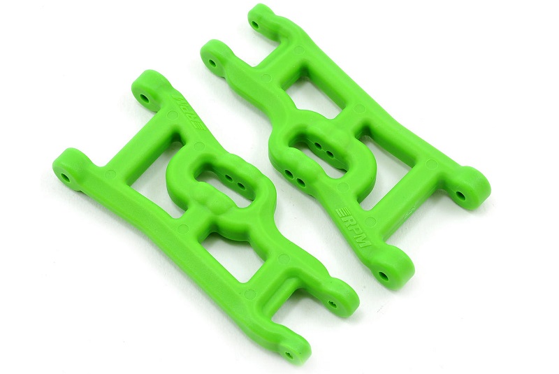 Front A-arms (2) Offset-Compensating, Green