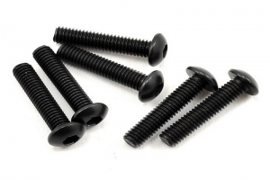 Screws, 3x14mm button-head machine (hex drive) (6)