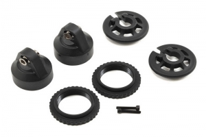 Shock caps, GTX shocks: spring perch: adjusters: 2.5x14mm CS (2) (for 2 shocks)