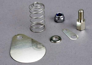Antenna spring: connector terminal: antenna post with washer & nut: antenna plate