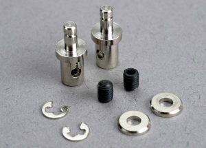 Servo rod connectors (2): 3mm set screws