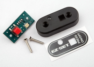 Push button, remote: switch cover: 2x12 CM (2)