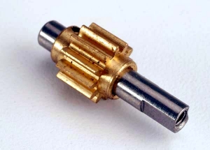 Brass drive gear: shaft (32-pitch)