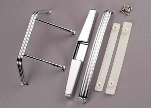 Roll bar: body bumpers (front & rear): bumper retaining plates (front & rear): mounting screws