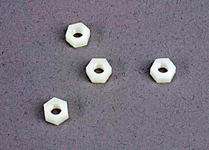 4mm nylon wheel nuts (4)