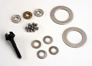 Diff rebuild kit, contains: diff shaft belleville spring washers (4): diff rings (2): thrust washers