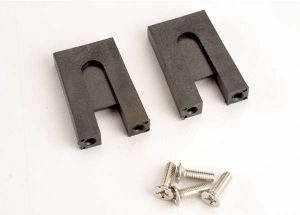 Mounts, throttle servo (w: screws)