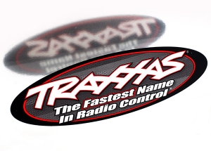 TRAXXAS 9' OVAL DECAL, 2 SIDED