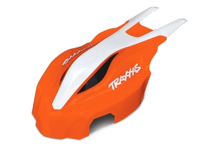 Canopy, front, orange:white, Aton
