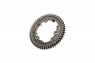 Spur gear, 50-tooth, steel (1.0 metric pitch)