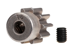 Gear, 10-T pinion (32-p) (steel): set screw