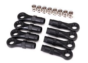 Rod ends, extended (standard (4), angled (4)): hollow balls (8) (for use with TRX-4® Long Arm Lift Kit)
