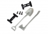 Shovel: axe: accessory mount: mounting hardware