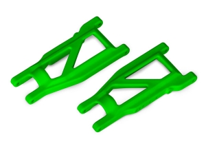 Suspension arms, green, front:rear (left &amp; right) (2) (heavy duty, cold weather material)