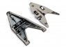 Suspension arm, lower right: arm insert (satin black chrome-plated) (assembled with hollow ball)