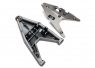 Suspension arm, lower left: arm insert (satin black chrome-plated) (assembled with hollow ball)
