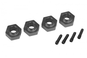 WHEEL HUBS, 12MM HEX, 6061-T6