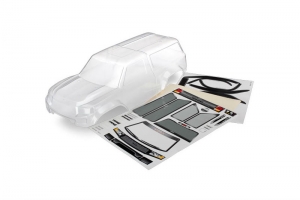 Body with camper, TRX-4 Sport clear