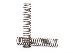 Springs, shock, long (natural finish) (GTS) (0.29 rate, white stripe) (for use with TRX-4® Long Arm Lift Kit)