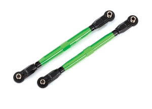 Toe links, front (TUBES green-anodized, 6061-T6 aluminum) (2) (for use with #8995 WideMaxx™ suspension kit)