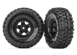 Tires and wheels, assembled, glued (TRX-4® Sport 1.9” wheels, Canyon Trail 4.6x1.9” tires) (2)
