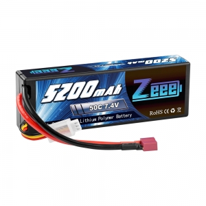 Аккумулятор Zeee Power 2s 7.4v 5200mah 50c